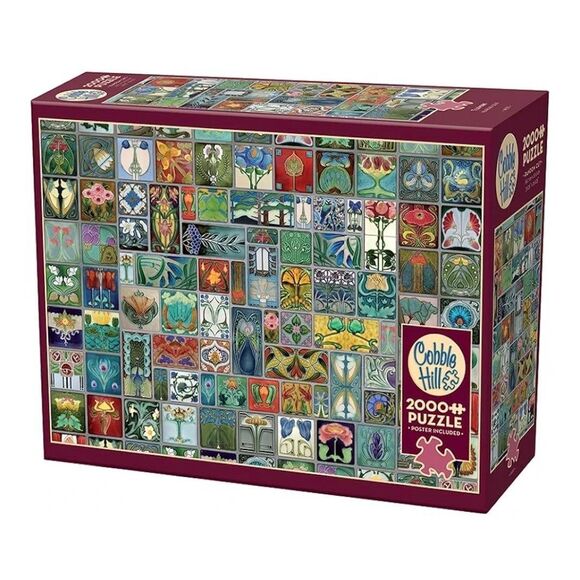 Cobble Hill Tile Work 2000 pc Jigsaw Puzzle - Picture 1 of 8
